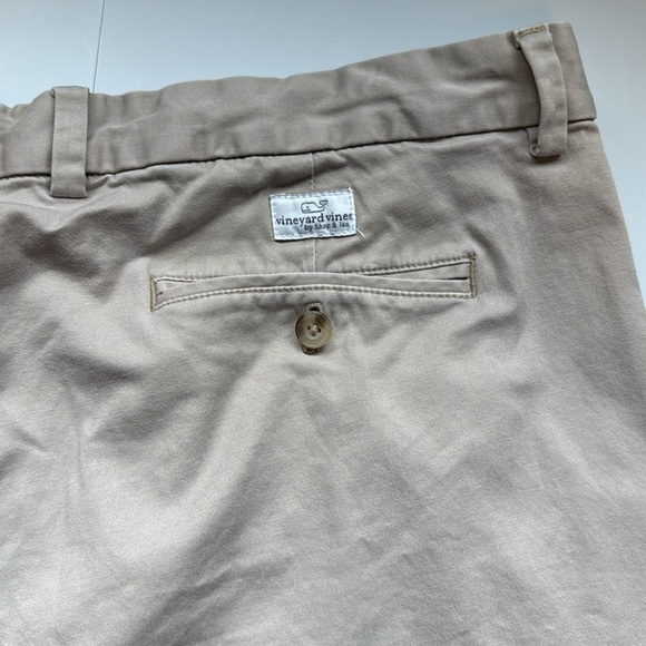 Vineyard Vines Tan Flat Front Shorts - Picture 5 of 7